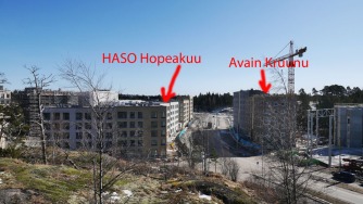 HASO Hopeakuu ja Avaimen Helsingin Kruunu (kuvattu 7.4.2018)